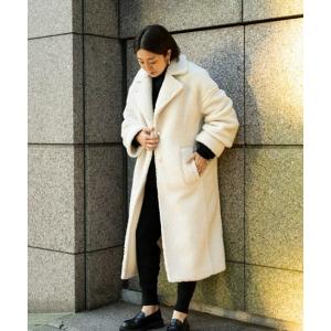 「styling/」 チェスターコート 0 アイボリー レディース