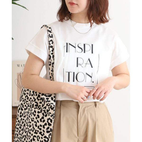 tシャツ BRODIAEA INSPIRATION ロゴプリント 半袖Tシャツ カットソー 日本製 ...