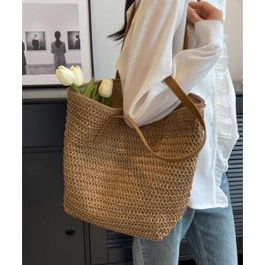 トートバッグ 手編み風カゴバック レディース : ZOZOTOWN Yahoo!店