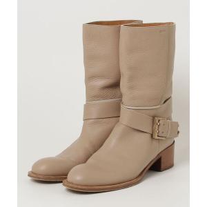 「Chloe」 ブーツ 38 ベージュ レディース