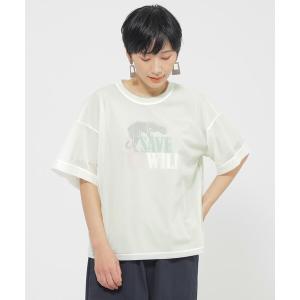 tシャツ 「カタログ掲載品」 「ウォッシャブル」 ソフトシアーカットソー レディースの商品画像