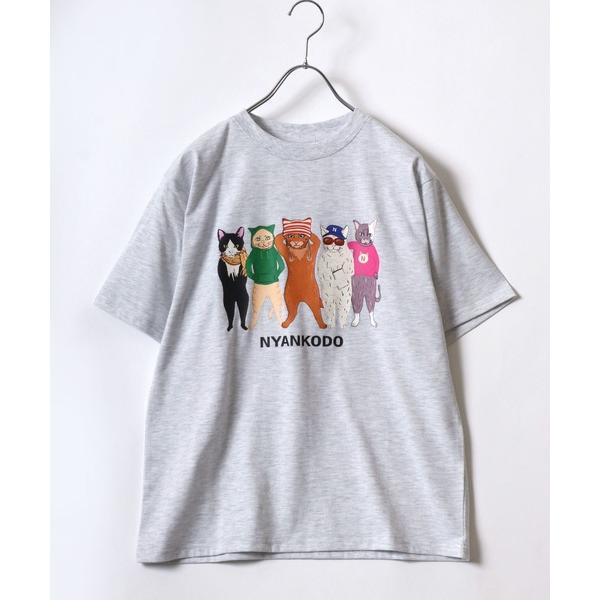 tシャツ 神保町にゃんこ堂 猫プリントTシャツ レディース レディース