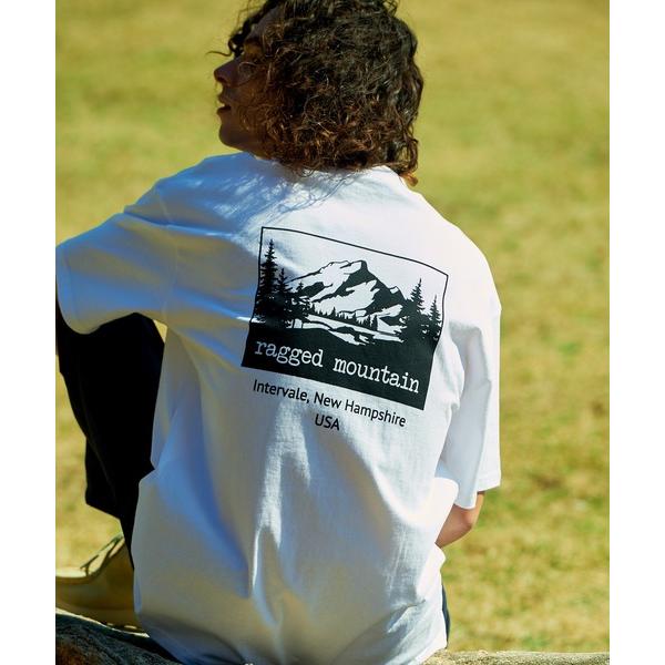 tシャツ 「RAGGED MOUNTAIN：ラギットマウンテン」バックプリントTシャツ 半袖 オーバ...