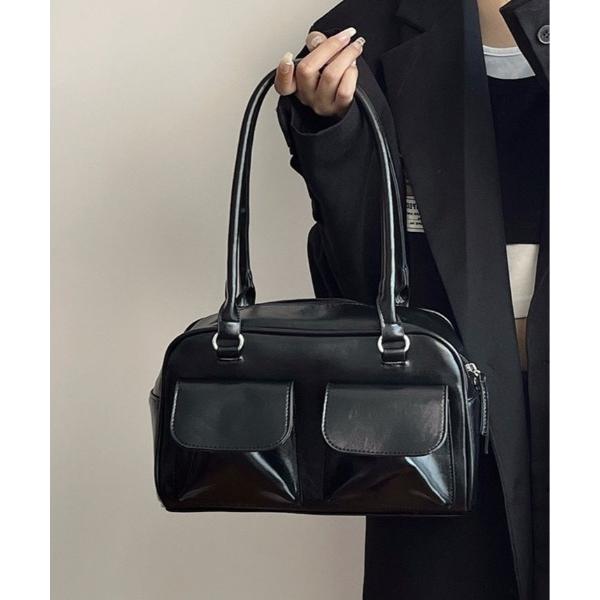 ショルダーバッグ バッグ アウトポケット ハンドバッグ レディース