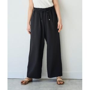 パンツ 「再生産」「UVケア・接触冷感」リラックスワイドパンツ レディース