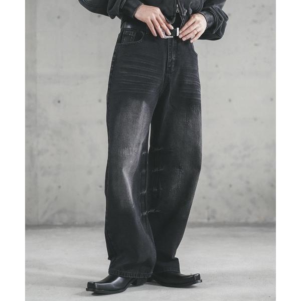 ジーンズ Vintage Wash Straight Denim Pants / ビンテージウォッシ...