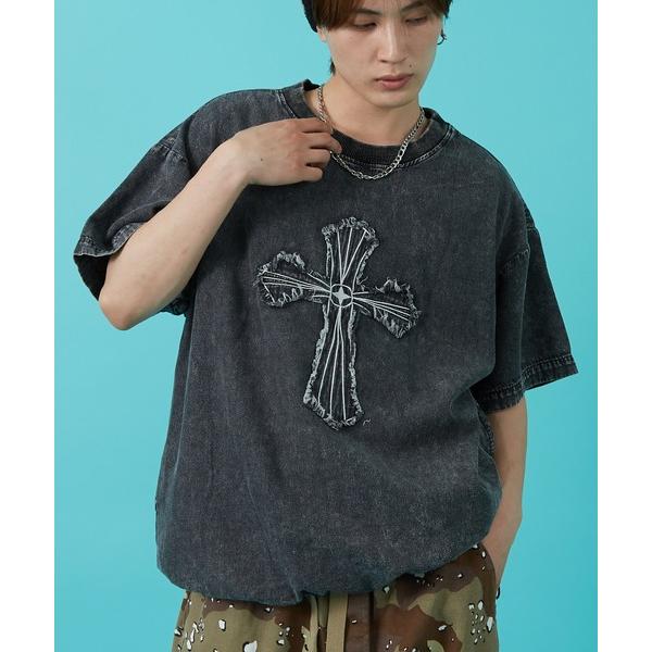tシャツ 6.5ozデニム クルーネック プルオーバー メンズ レディース