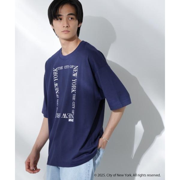 tシャツ Anti Soaked(R)×NYC スクエア刺繍 汗染み防止Tシャツ メンズ