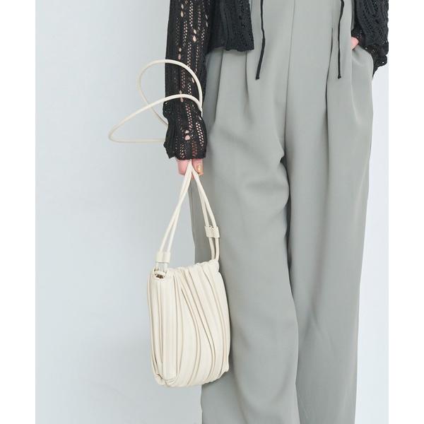 ショルダーバッグ バッグ プリーツショルダーバッグ レディース