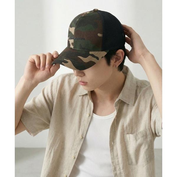 キャップ 帽子 MESH CAPメタルラバー/プリント×刺繍/ロゴ/ メッシュキャップ メンズ レデ...