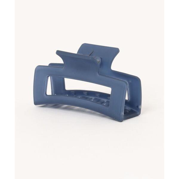 ヘアクリップ ワンカラーマットデザインバンスクリップ