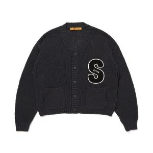 カーディガン S Patch Knit Cardigan「STUDIO SEVEN/スタジオセブン」 メンズ レディース