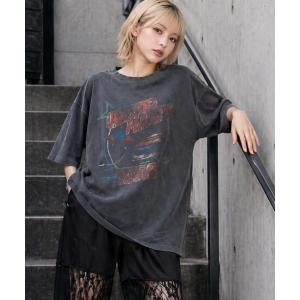 DEVICE（デバイス） tシャツ ダーク ドクロ グラフィック ヴィンテージ