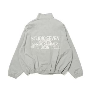 STUDIO SEVEN ブルゾン アウター Padded Zip V-neck Coverall