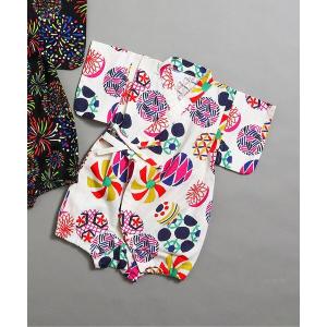 ベビー服 ロンパース BOYS甚平ロンパス