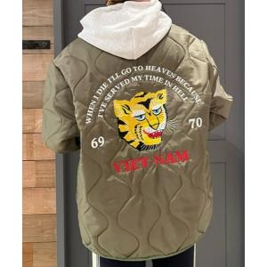 「RODEO CROWNS WIDE BOWL」 中綿ブルゾン MEDIUM カーキ メンズ