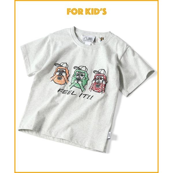 tシャツ KIDS 7.4oz FEEL IT!刺繍Tee キッズ 子供服 男の子