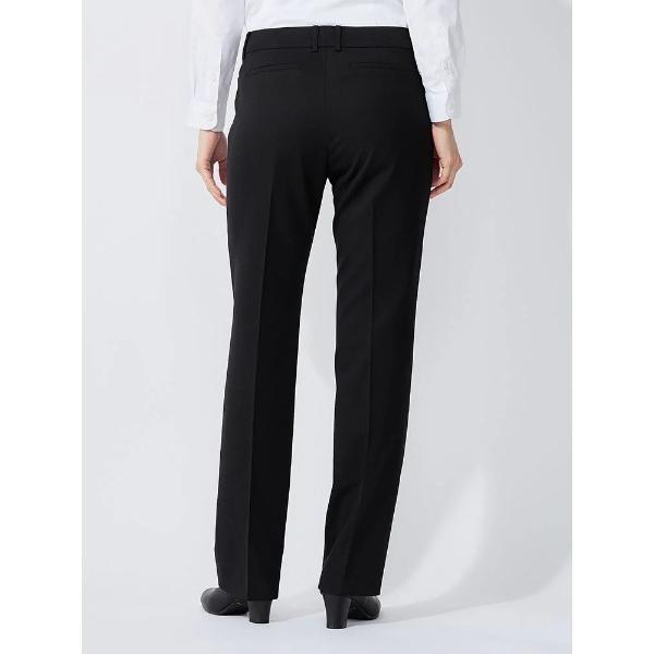 セレモニースーツ スラックス パンツ シルク混リクルートスーツ「撥水・撥油」ストレートパンツ　無地　...