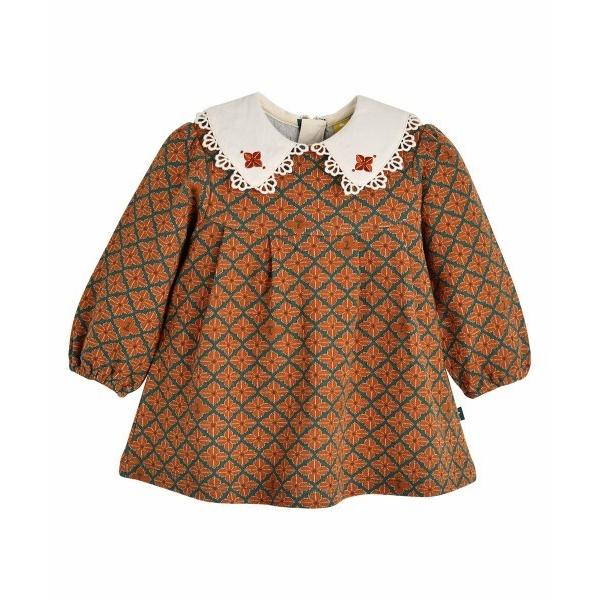 ワンピース カミラジャガードワンピース キッズ 子供服 女の子