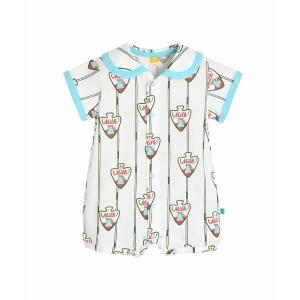 ベビー服 ロンパース ミルクロバーテープラインカバーオールの買取情報