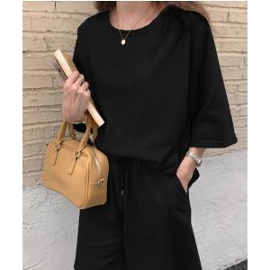 セットアップ ゆったりシルエットが可愛い韓国っぽセットアップ レディース