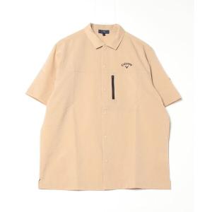 シャツ 半袖 キャロウェイ  8WAYストレッチドットエアフルオープンシャツ メンズ