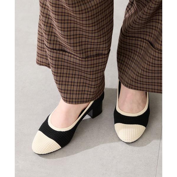 パンプス 入学式 「跳べるパンプス」ラウンドトゥニットヒール/R-3219