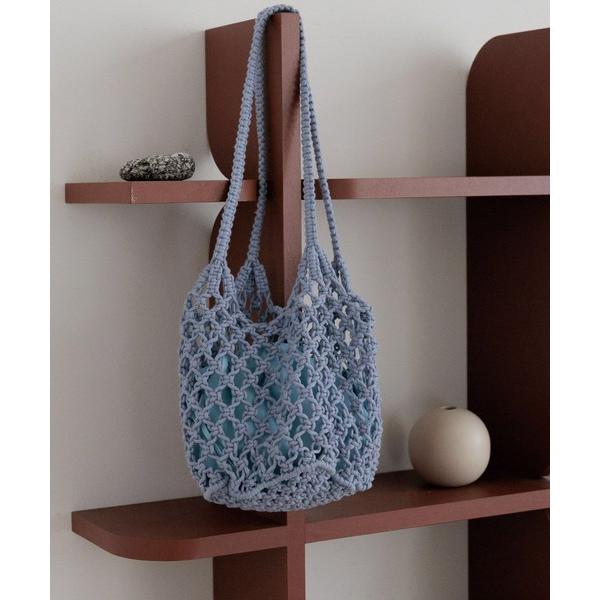 トートバッグ マクラメキンチャクツキトート　 284437 レディース