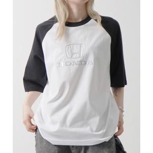 tシャツ 「HONDA / ホンダ」ラグラン半袖カットソー メンズ レディース