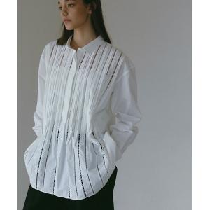 ハシゴレースシャツ レディース