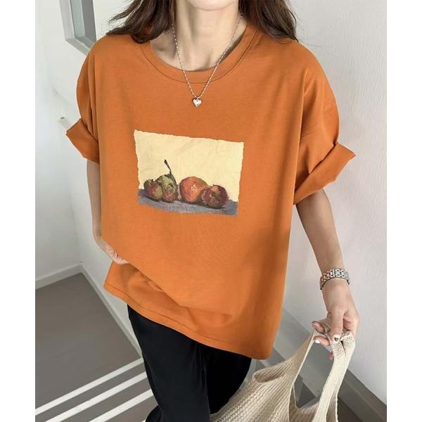 tシャツ ヴィンテージ風プリントTシャツ レディース