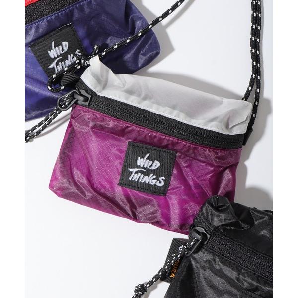 ショルダーバッグ WILD THINGS コーデュラ リップ ナイロン ミニショルダーポーチ メンズ...