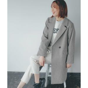 「GLOBAL WORK」 チェスターコート MEDIUM ダークブラウン レディース