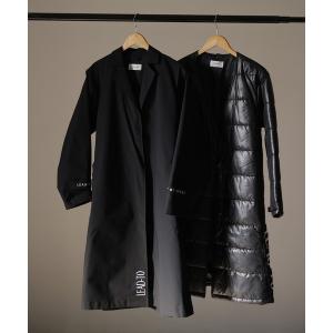 「HERENCIA」 チェスターコート MEDIUM ブラック レディース