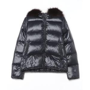 「DUVETICA」 ダウンジャケット 40 ブラック レディース