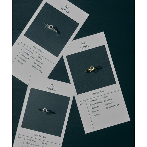 指輪 リング Minimum Circle Black-Gray Diamond Ring レディー...