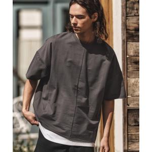 tシャツ mt9658-MINI URAKE Sweat Oversize Cut Off Tee スウェットTシャツ メンズ