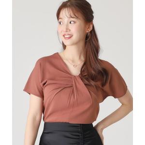 ニット セーター 「洗える」捻りデザインのニットトップス レディース
