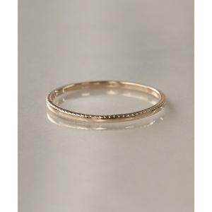 Jouete（ジュエッテ） 指輪 リング K10YG レイヤー クラフト リング