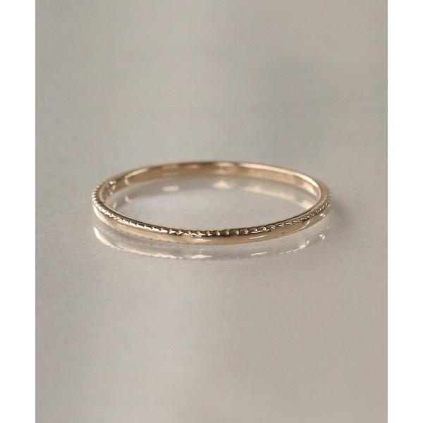 指輪 リング K10 layer ring きざみ レディース