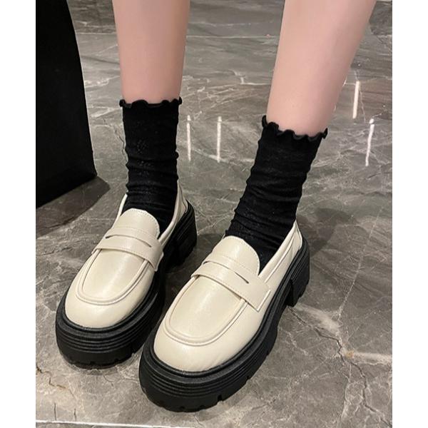 ローファー ボリュームソールローファー レディース