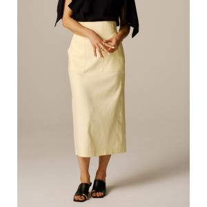 ROPE'（ロペ） BALLI (バリ)ラメ無地ポケット付きタイトスカート