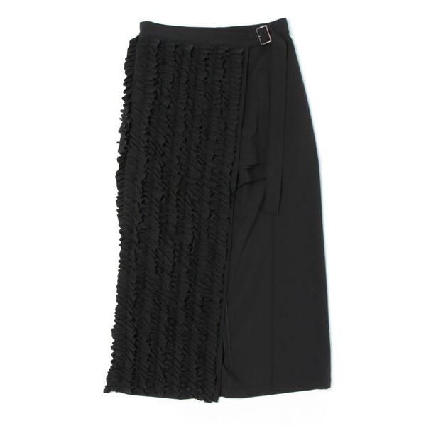 スカート CLANE FRILL WRAP SKIRT