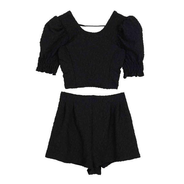 水着 BUMPY PUFF SHOULDER SWIMWEAR レディース