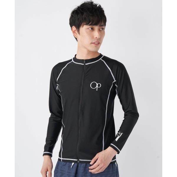 ラッシュガード 「OP:オーピー」長袖ラッシュガード　水着　フロントジップ　UVケア メンズ レディ...