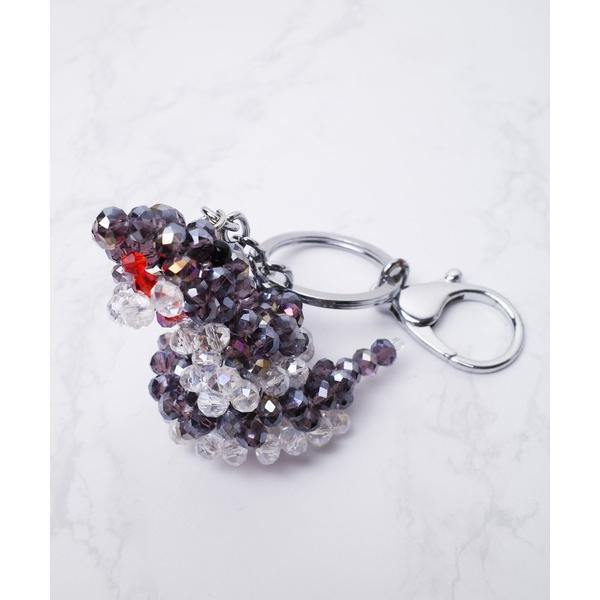 キーホルダー /スネークビーズチャーム　キーホルダー/