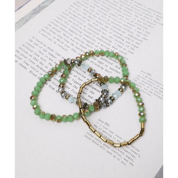 ブレスレット ビーズブレスレット３本SET メンズ レディース