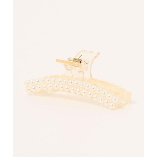 ヘアクリップ パールデザイン バンスクリップ