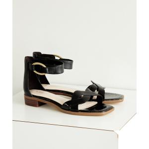 サンダル アンクルストラップ サンダル レディース