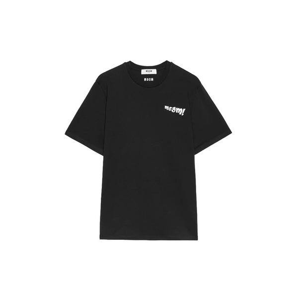 tシャツ MSGM! 刺繍ロゴTシャツ メンズ